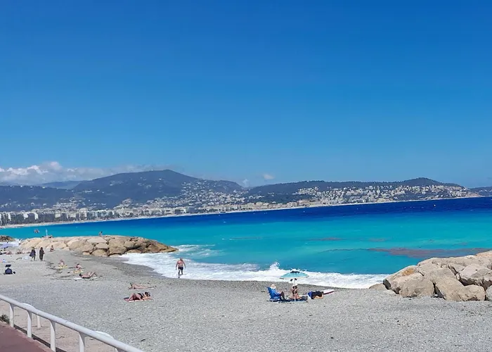 Les Palmiers Niceairport, Beach200M, 2Bedrooms, Wifi Optic